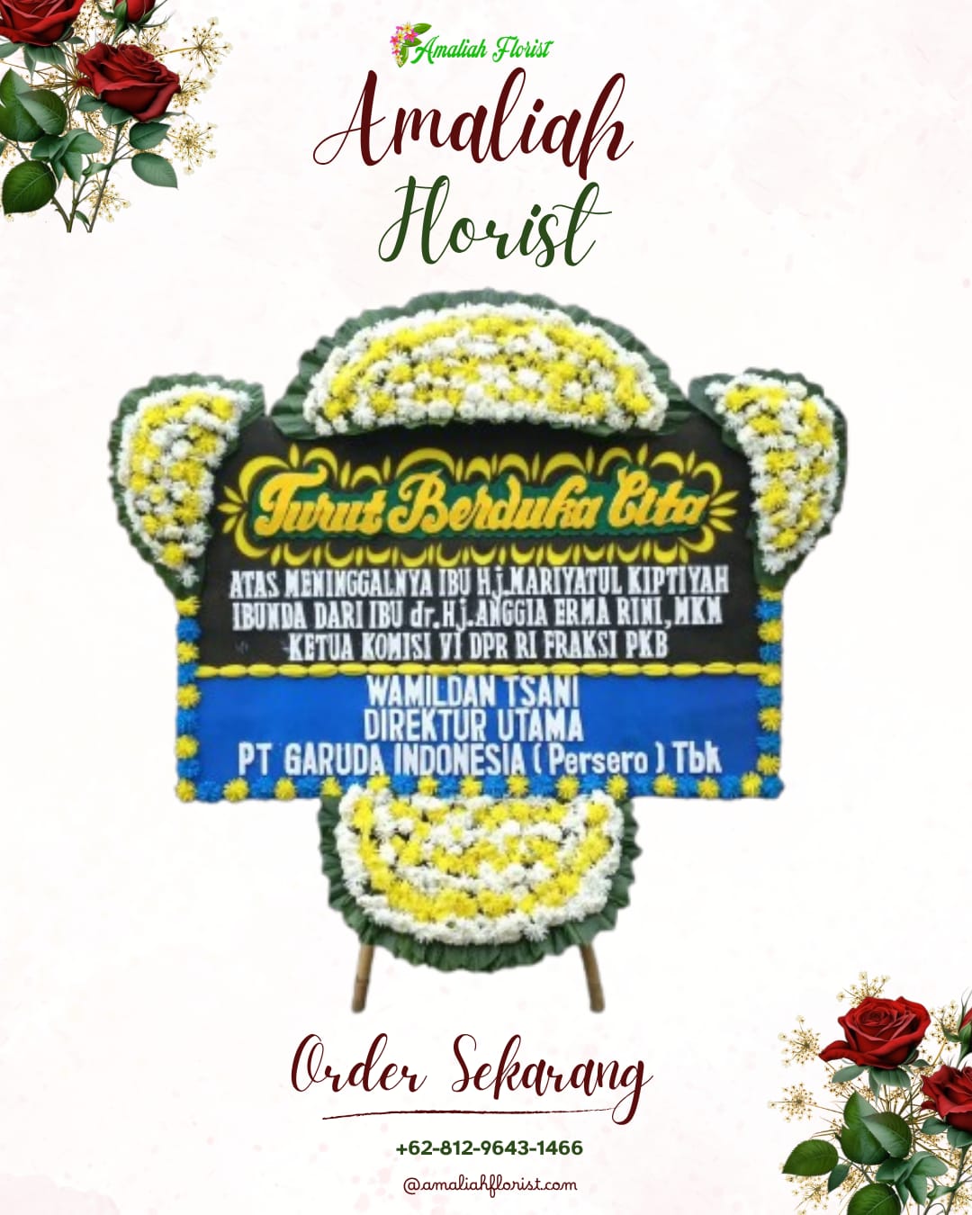 Papan Bunga Duka Srandakan
